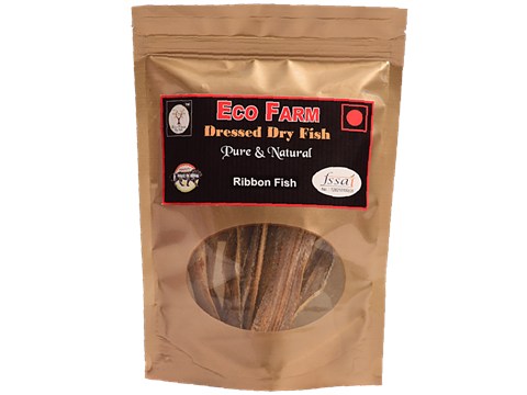 ECOFARM Dressed Dry Fish - Ribbon Fish, 70 g