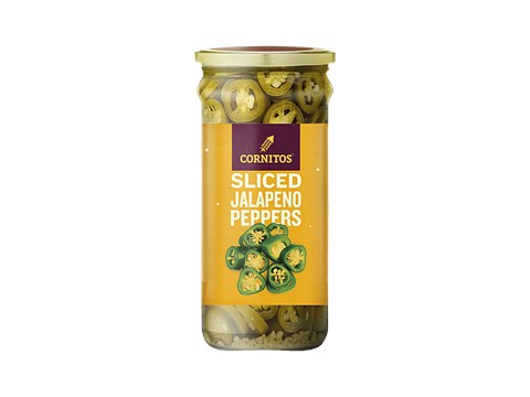 Cornitos Sliced Jalapeno Peppers, 190 g