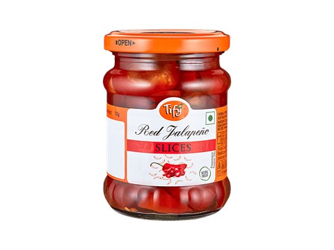 Tify Red Jalapeno Slices, 205 g