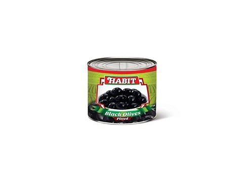 Habit Black Olives - Pitted, 2.85 kg