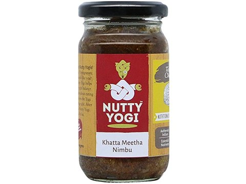 Nutty Yogi Pickle - Khatta, Meetha Nimbu, 200 g