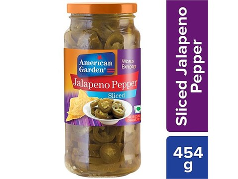 American Garden Jalapeno Pepper - Sliced, 454 g