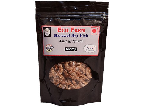 ECOFARM Dressed Dry Fish - Shrimp, 70 g