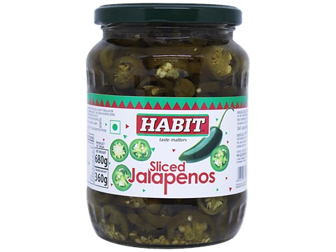 Habit Slice Jalapenos Slice, 680 g