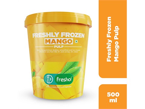 iD fresho! Mango Fruit Pulp - Frozen Dessert, 500 g