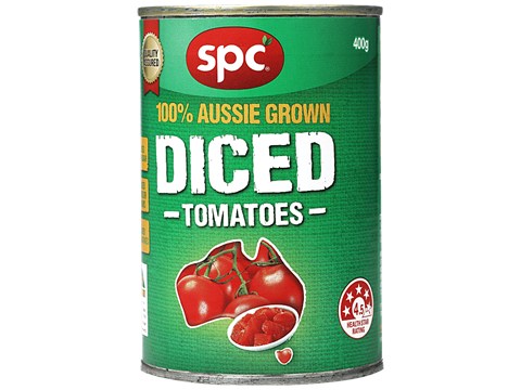 Spc Diced Tomatoes - Aussie Grown, No Added Preservatives, 400 g