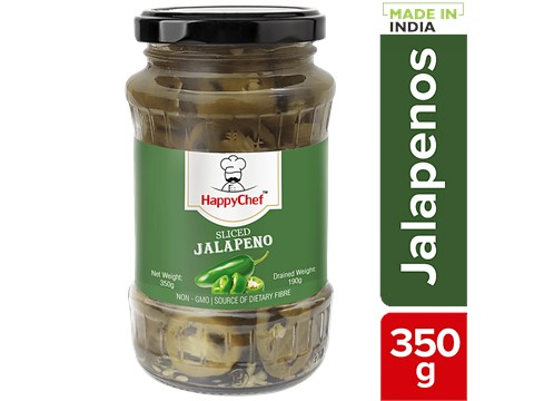 HappyChef Sliced Jalapeno, 350 g