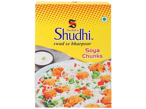 Archita Shudhi Soya Chunks -  Rich In Protein, 200 g
