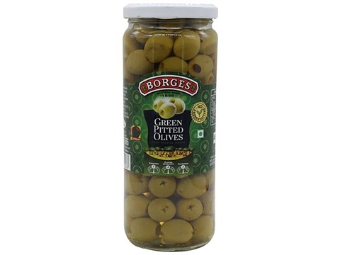 Borges Olives - Green Pitted, 285 g