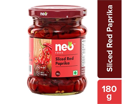 Neo Sliced Red Paprika, 180 g