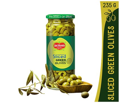 Del Monte Sliced Green Olives, 235 g