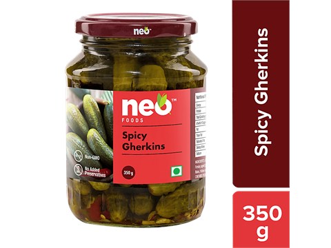 Neo Spicy Gherkins, 350 g