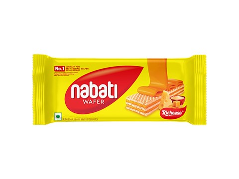 Nabati Richeese Cheese Cream Wafer Biscuits - Light, Crispy, Crunchy, 66 g
