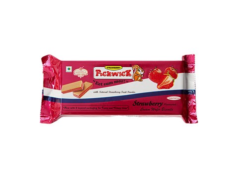 Pickwick  Creamy Wafer Biscuits - Strawberry, 100 g