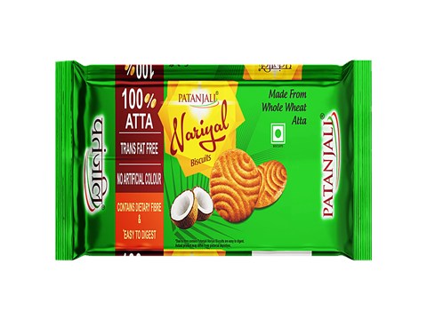 Patanjali Nariyal Biscuits, 204 g