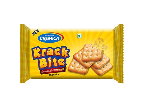 Cremica Krack Bite Biscuits - Sweet & Salty Crunch, Teatime Snack, 400 g