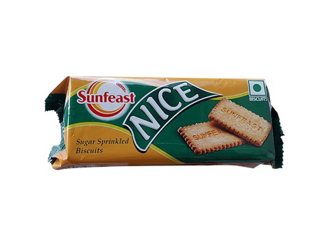 Sunfeast Nice - Sugar Sprinkled Biscuits, 142.8 g