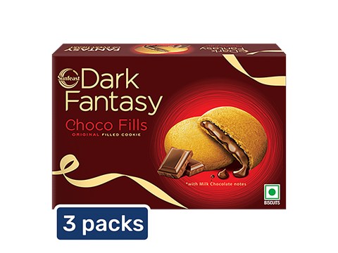 Sunfeast Dark Fantasy Choco Fills, 3x230 g