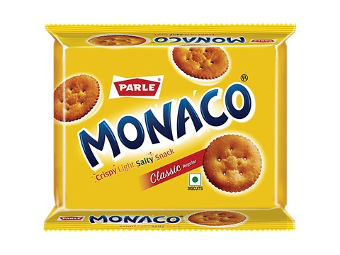 Parle Monaco Salty Snack Biscuits - Classic Regular, 185.6 g