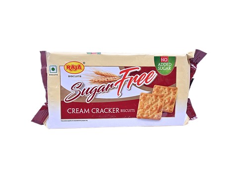 Raja Sugar Free Cream Cracker Biscuits, 280 g