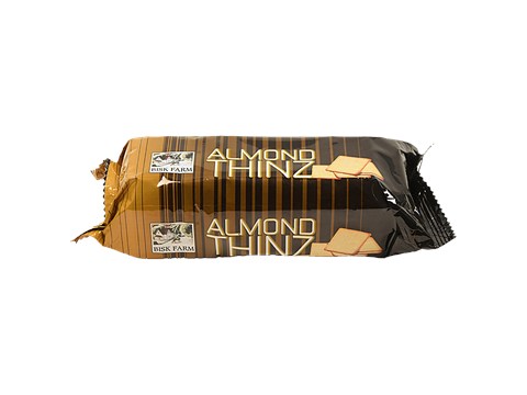 Bisk Farm Thinz - Almond, Light & Crispy, Teatime Snack, 50 g