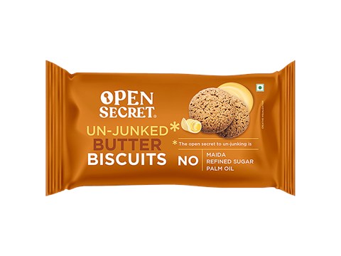 Open Secret Un-Junked Butter Biscuits, 40 g