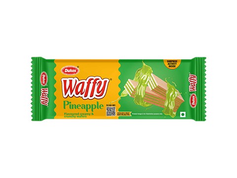 Dukes  Waffy Pineapple Flavoured Wafers, 55 g