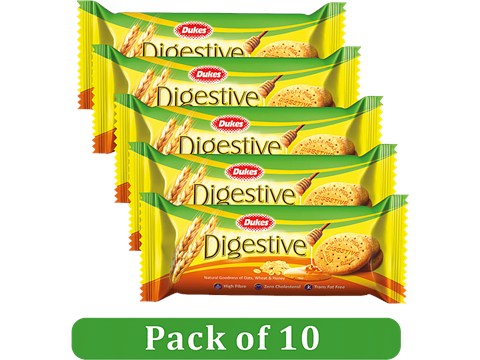Dukes  Digestive Biscuit With Oats, Wheat & Honey - Rich In Fibre, Zero Cholesterol, 100 g