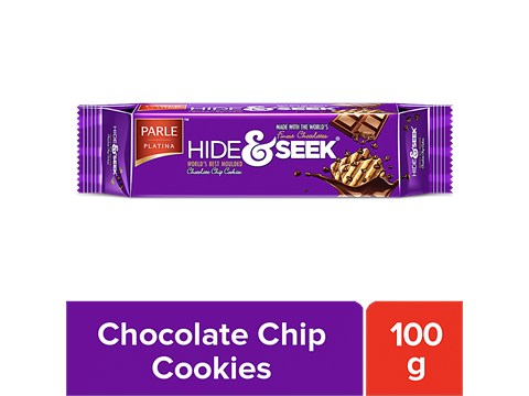 Parle Platina Hide & Seek Chocolate Chip Cookies, 115.5 g