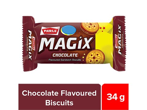 Parle Magix Sandwich Biscuits - Chocolate, 34 g
