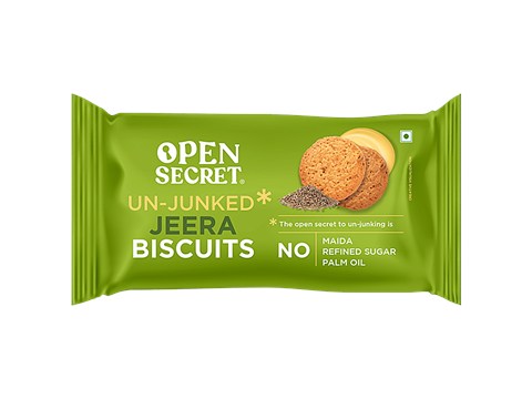 Open Secret Un-Junked Jeera Biscuits, 40 g