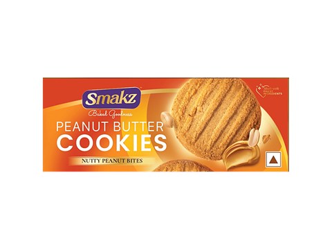 Smakz Peanut Butter Cookies, 75 g