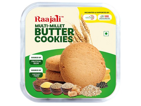 Raajali Multi-Millet Butter Cookies, 120 g