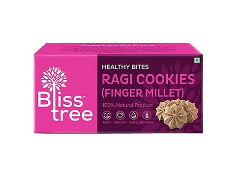 Bliss Tree Healthy Bites Ragi Cookies, 75 g