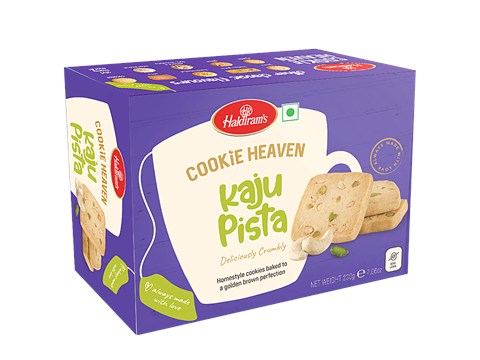 Haldiram's Cookie Heaven Kaju Pista Cookies, 200 g