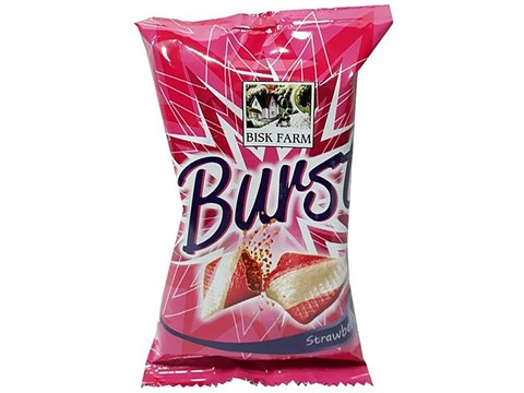 Bisk Farm Burst Strawberry, 20 g