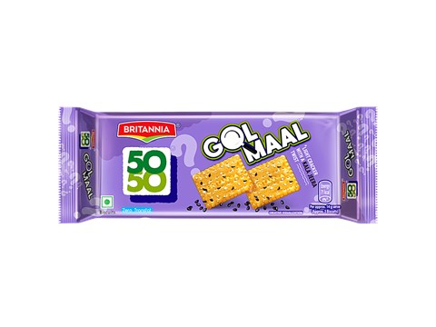 Britannia 50-50 Gol Maal Cracker, 110 g
