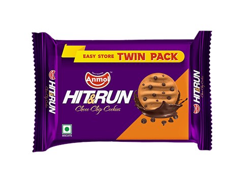 Anmol Hit & Run Chocolate Chip Cookies, 130 g