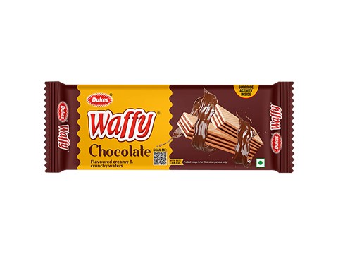 Dukes  Waffy Chocolate Flavoured Wafers, 55 g