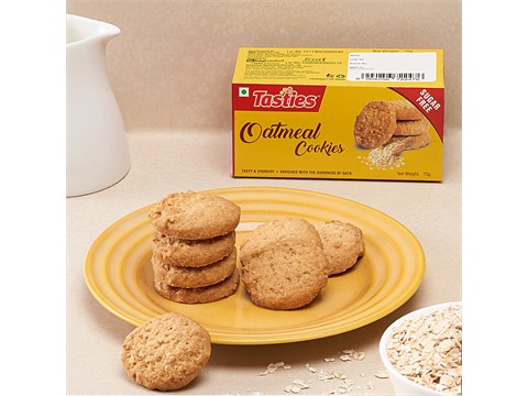Tasties Oatmeal Cookies - Sugar Free, 75 g