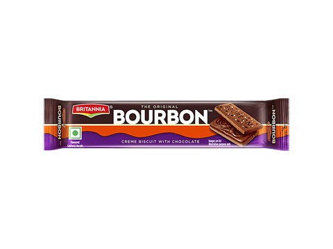 Britannia Bourbon Creme Biscuit With Chocolate, 20 g