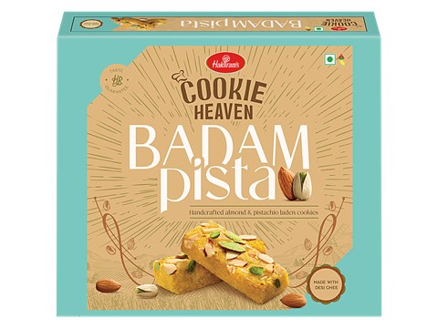 Haldiram's Cookie Heaven Badam Pista Cookies, 250 g