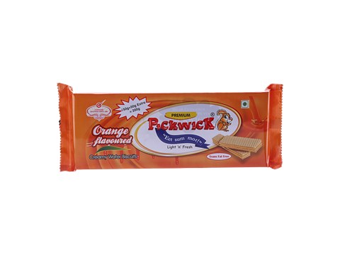 Pickwick  Premium Creamy Wafer Biscuits - Orange, 200 g