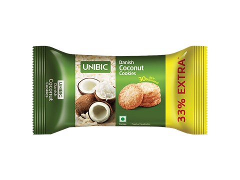 Unibic Foods Danish Coconut Cookies, 100 g