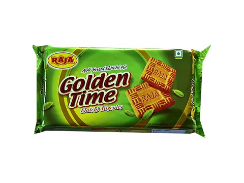 Raja Golden Time Elaichi Biscuit, 300 g