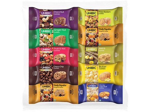 Unibic Cookies - Assorted Flavours, 675 g
