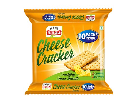 Priyagold Cheez Cracker Biscuits Jumbo Pack, 320 g