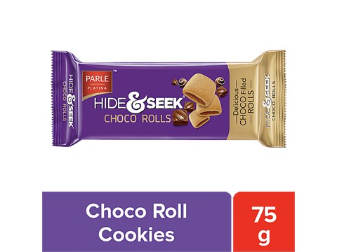 Parle Platina Hide & Seek Choco Rolls, 75 g