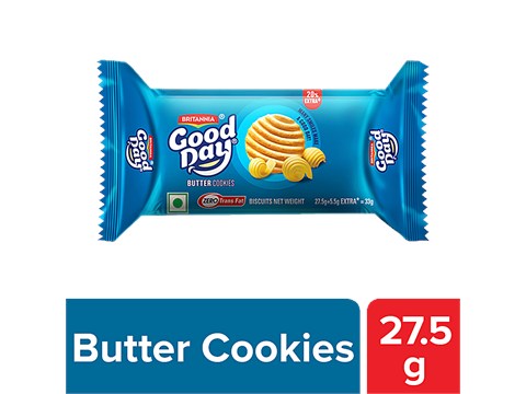 Britannia Good Day Butter Cookies, 27.5 g