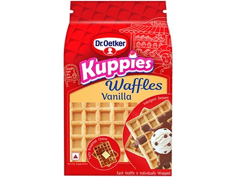 Dr.Oetker Kuppies Vanilla Waffles, 180 g